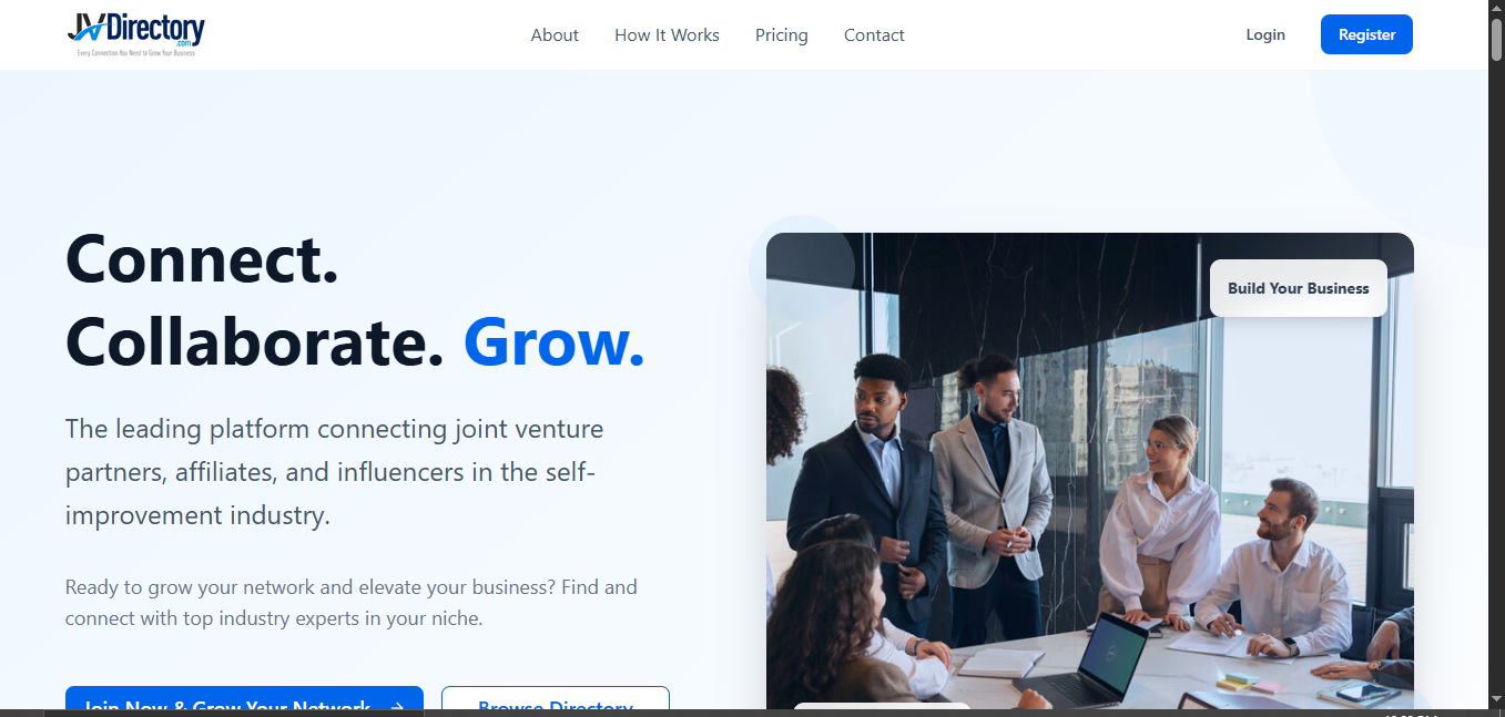 JV Directory project interface