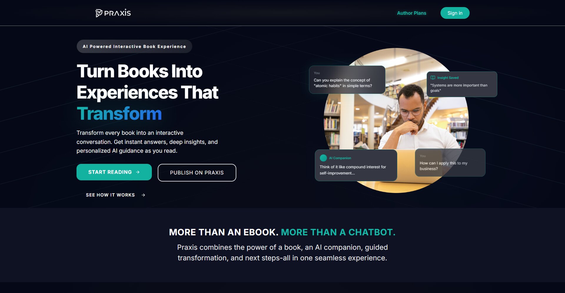 Praxis Media project interface